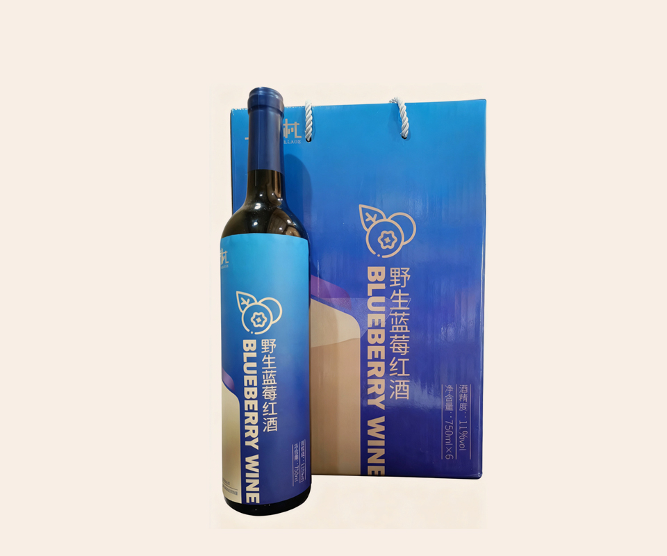小岗野生蓝莓红酒